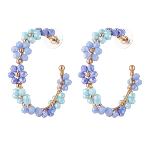 Oorstekers flower blue