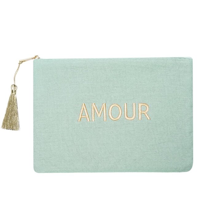 Tasje amour blauw