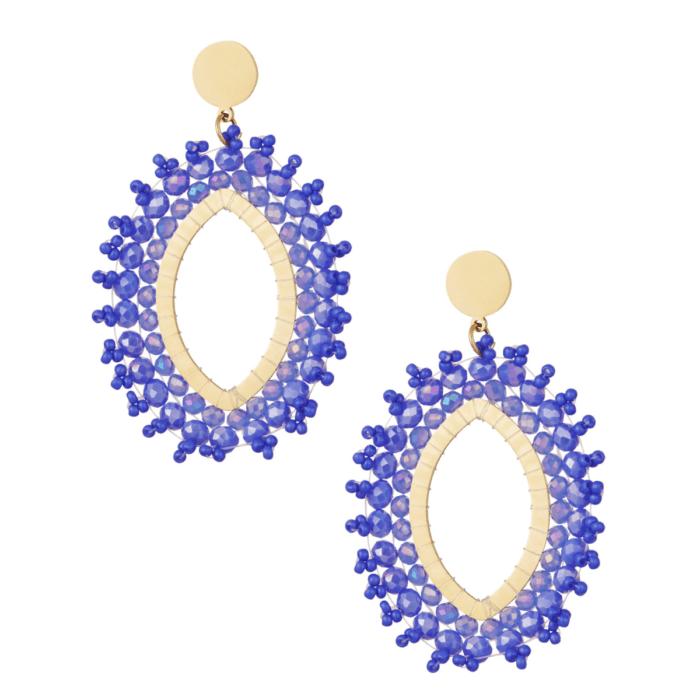 Oorbellen blue
