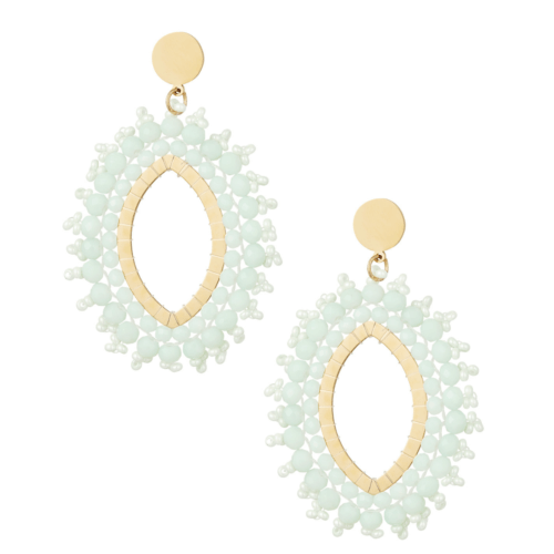 Oorbellen light blue