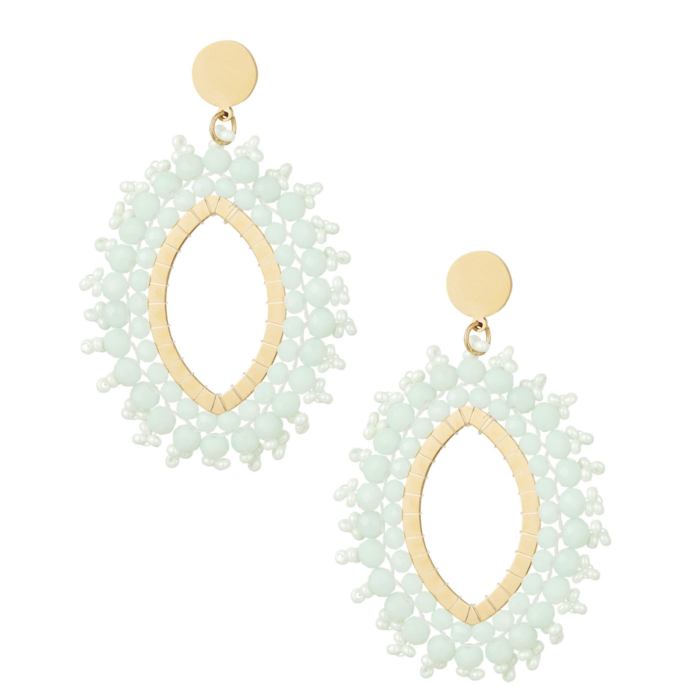 Oorbellen light blue
