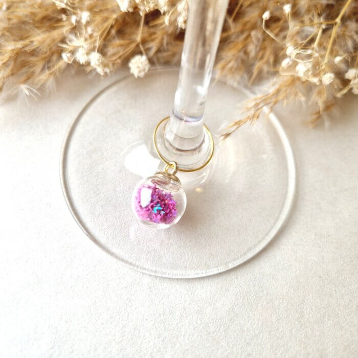 Glitter ball - kerstballen glasmarker