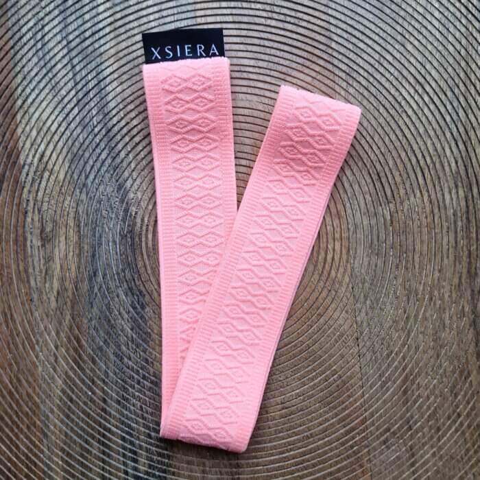 Handdoek elastiek light neon pink