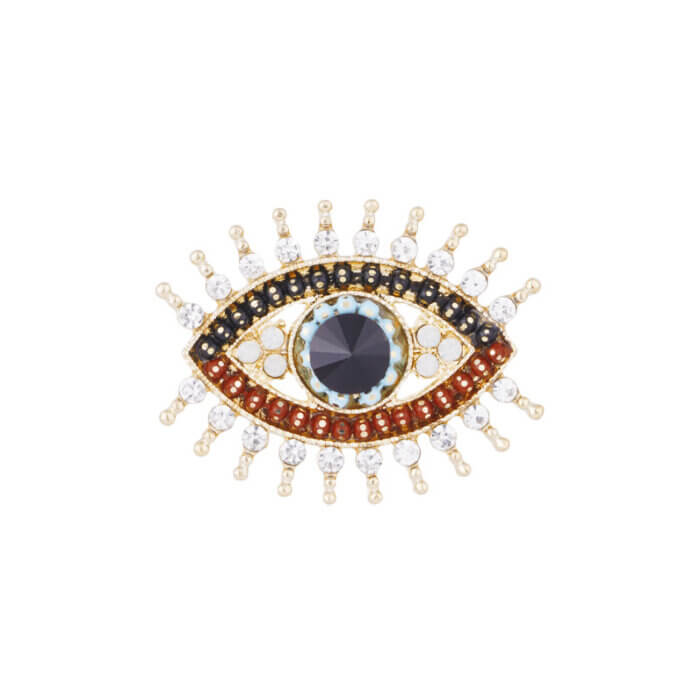 Broche spelt charming eye XSIERA