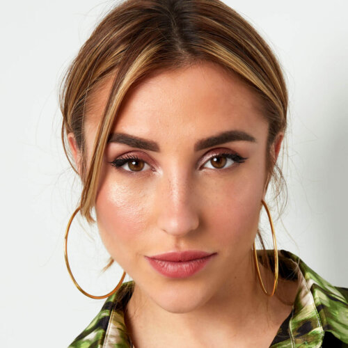 Oorringen goud medium